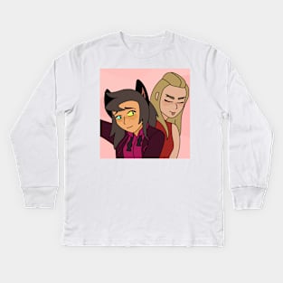 Catradora Kids Long Sleeve T-Shirt